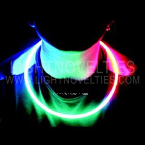 22" Premium Glow Necklace - Tri Color Red/ Green/ Blue