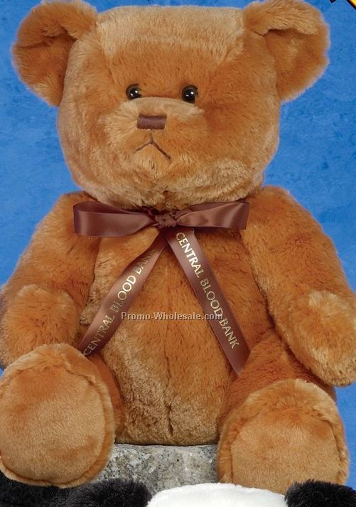 24" Honey Brown Stuffed Leslie Bear (24")