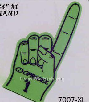 24" Tall Foam #1 Hand Cheer Mitt