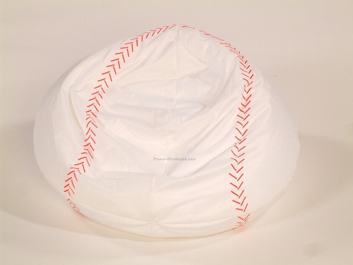 25"x24"x20" Twill Baseball Bean Bag Chair (Screen Printed)