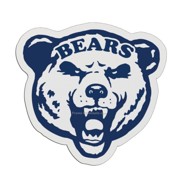 3" Bear Plastic Badge