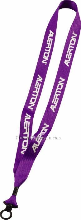 3/4" Economy Polyester Lanyard With O-ring - 3 Day Service