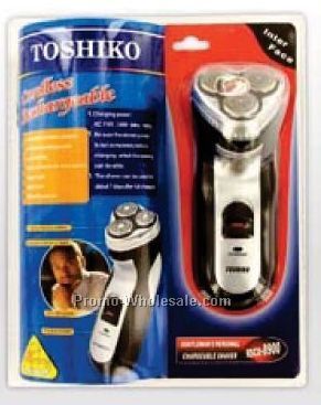 3 Blade Rotary Rechargeable Shaver
