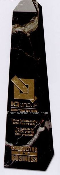 3"x12"x3" Obelisk Pinnacle Award - Medium-large