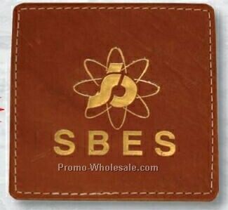 3"x3" Square Honey Bridle Coaster