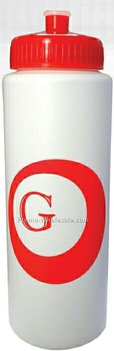 32 Oz. Sports Bottle W/ Push Pull Lid