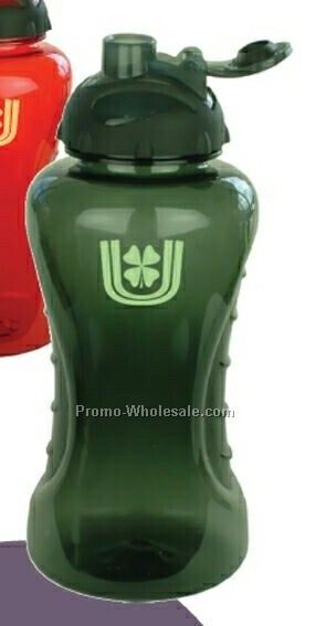 34 Oz. Sure Grip Hiker Sports Bottle W/Rubber Accent