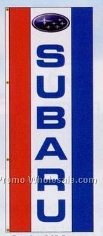 3'x8' Stock Single Face Dealer Rotator Logo Flags - Subaru