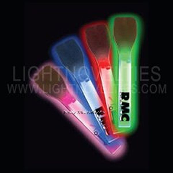 4" Glow Ice Cream Spoon - Green