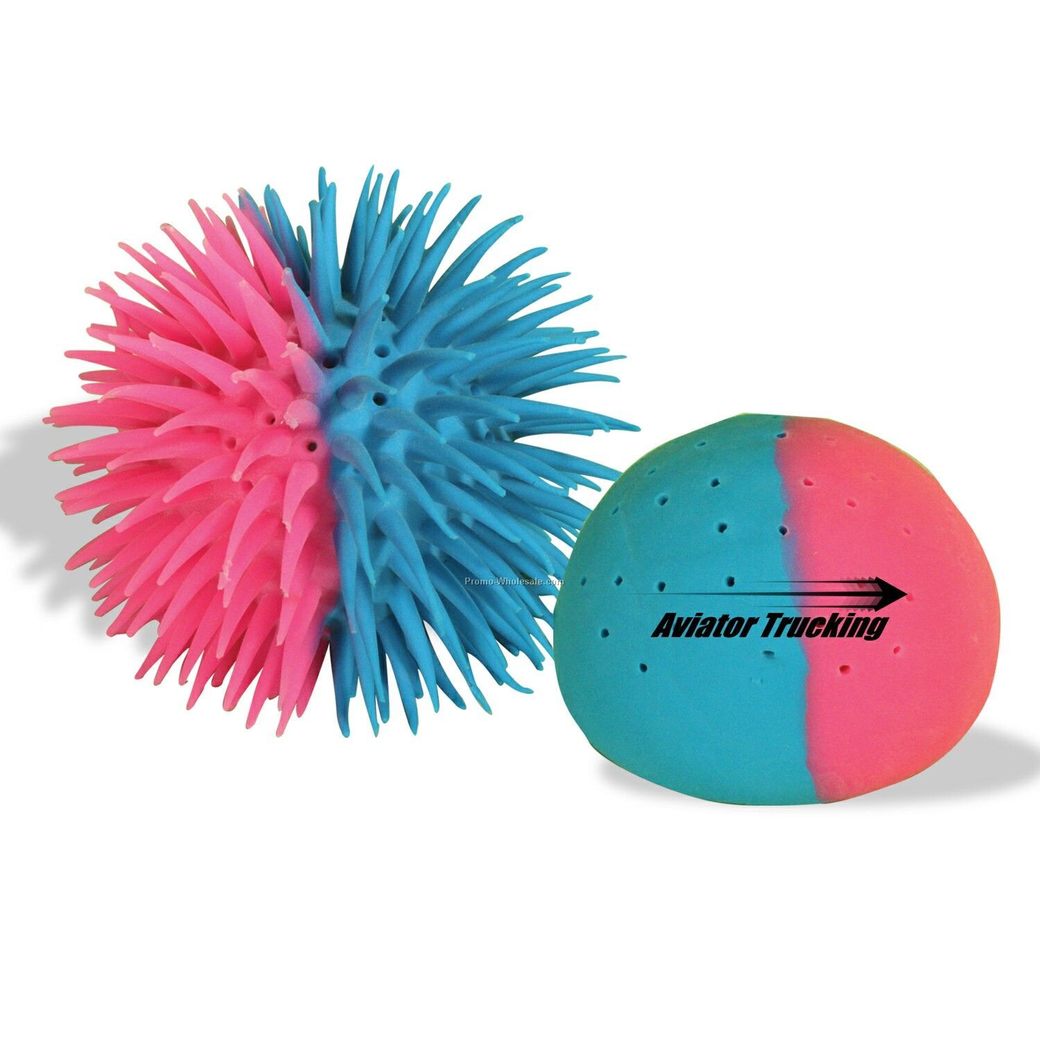 4" Super Mondo Split Color Inside Out Ball