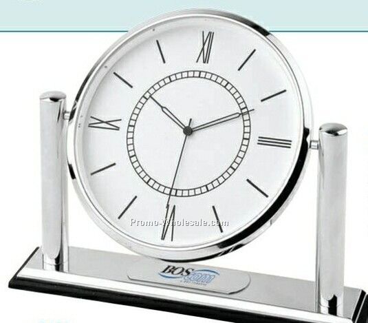 4-7/8"x5-3/4" Jumbo Face Brass Spin Clock