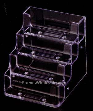 4"x4"x4" 4 Tier Business Card Dispenser