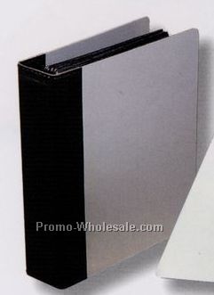 5-3/8"x6-1/2" Aluminum Photo Book With Cloth Spine