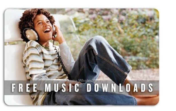 5 Songs Music Download Card