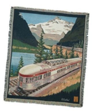 52"x68" The Canadian Pacific Railway Cotton Throw Blanket