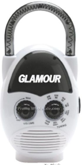 6-1/4"x3"x2" AM/ FM Shower Radio