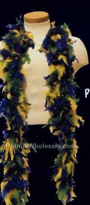 6' Multi Color Feather Boa - Mardi Gras