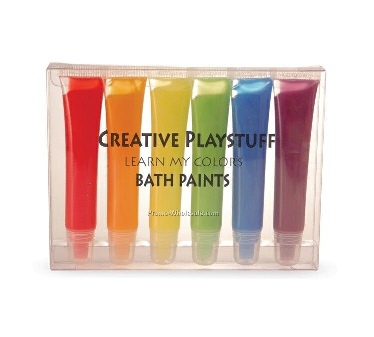 6 Pack Finger Paint Bubble Bath Sets