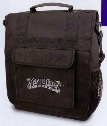 600d Polyester Brief Bag - Screen Printed