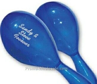 7" Translucent Blue Maraca