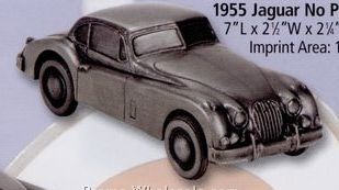 7"x2-1/2"x2-1/4" Antique 1955 Jaguar Automobile Bank