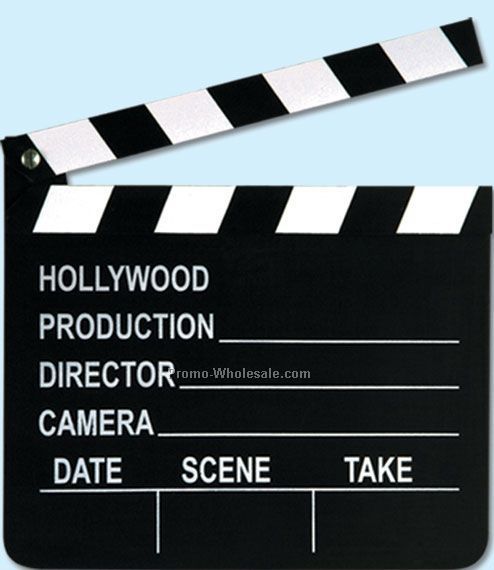 7"x8" Movie Set Clapboard W/ Chalk