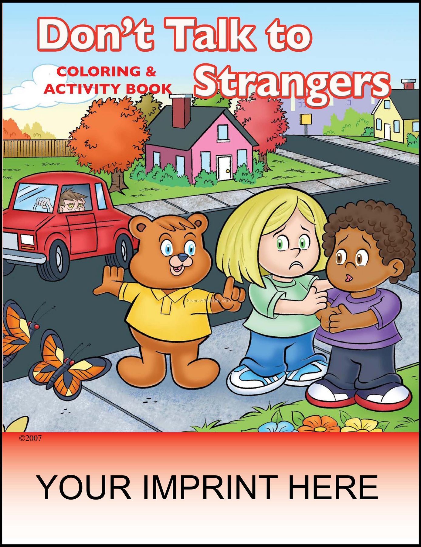 8-3/8"x10-7/8" Don't Talk To Strangers Coloring & Activity Book