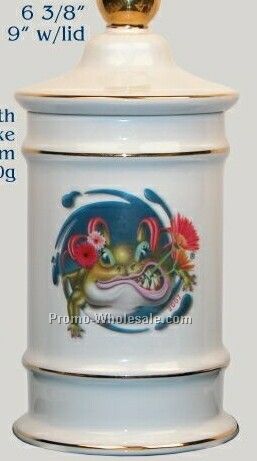 9" Ceramic Apothecary Jar