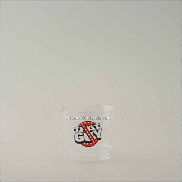 9 Oz. Clear Fluted Plastic Cup