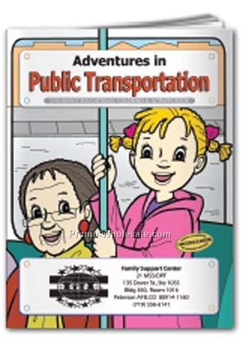 Adventures In Public Transportation Coloring Book