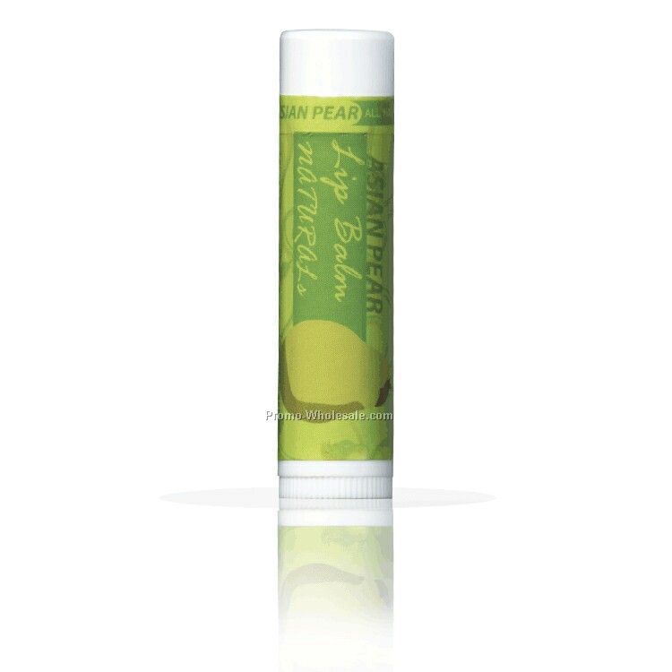 All Natural Asian Pear Lip Balm With Custom Leash And Label