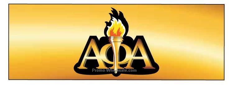 Alpha Phi Alpha Fraternity Mascot Panoramic Badge W/Metal Pin