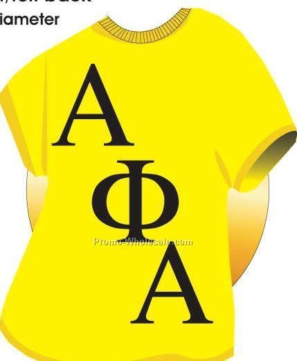 Alpha Phi Alpha Fraternity Shirt Acrylic Coaster W/ Felt Back