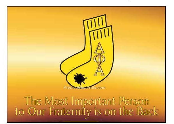 Alpha Phi Alpha Fraternity Socks Rectangle Photo Hand Mirror(2-1/2"x3-1/2")