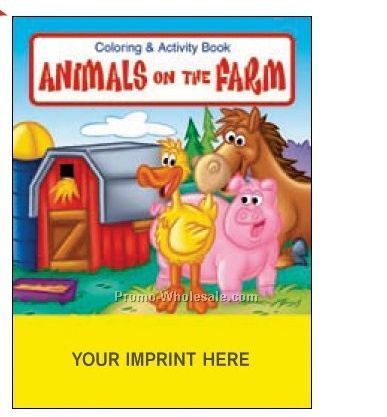 Animals On The Farm Coloring Book