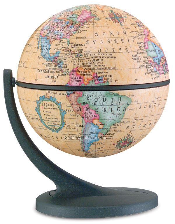 Antique Ocean Wonder Globe