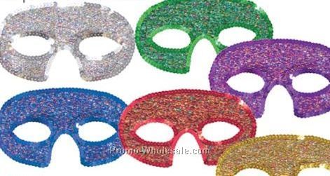Assorted Color Sequin Mask