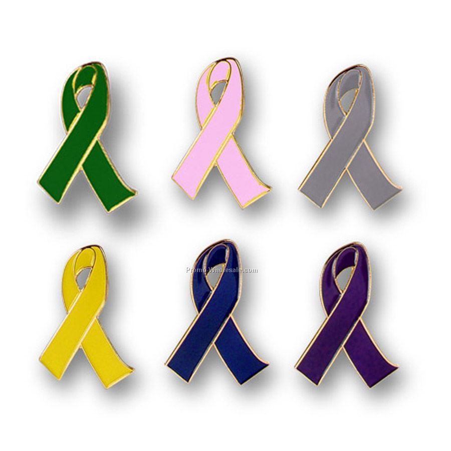 Awareness Ribbon 2-dimensional Lapel Pin