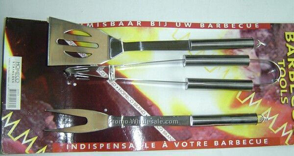 Bbq Set (Stainless Steel Handle)