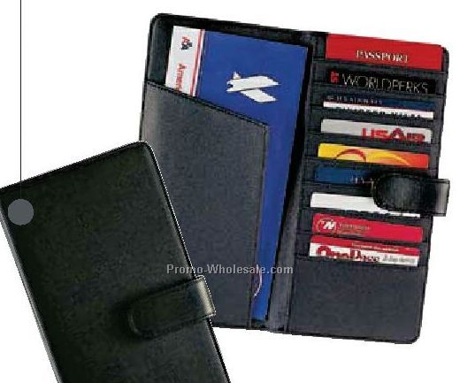 Bermahide Travel Document Holder With Snap
