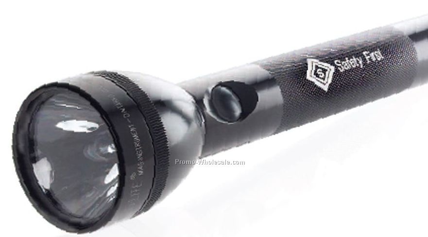 Black 3 C Cell Mag Lite Flashlight