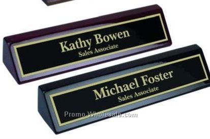 Black Acrylic Name Plates