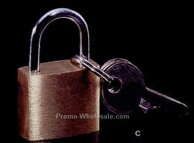 Brass Key Lock