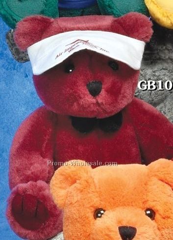 Brite Guy Bears Maroon Red Bear (10")