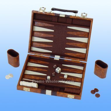 Brown And White Backgammon