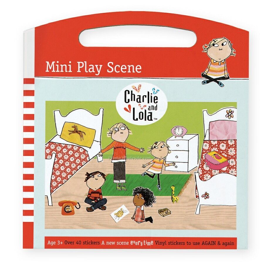 Charlie And Lola Mini Play Scene Sticker Set