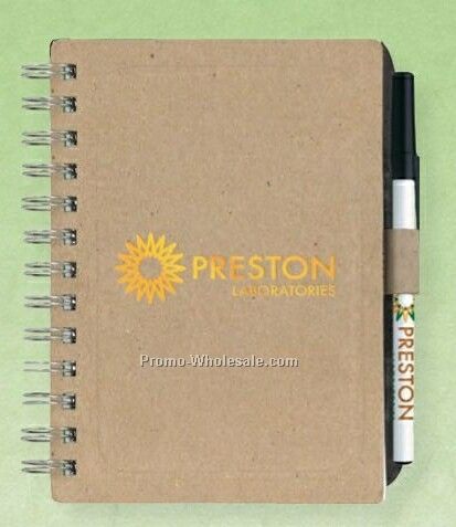 Chipboard Notebook W/ Recycled Fiber