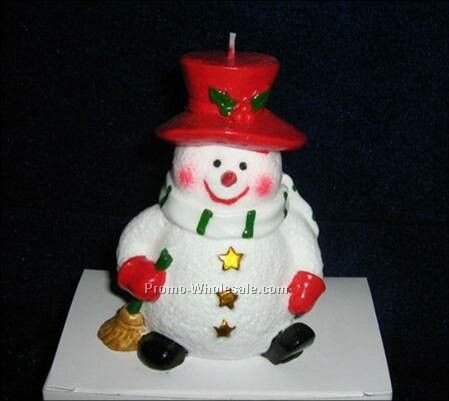 Christmas Snowman - Scented Candle