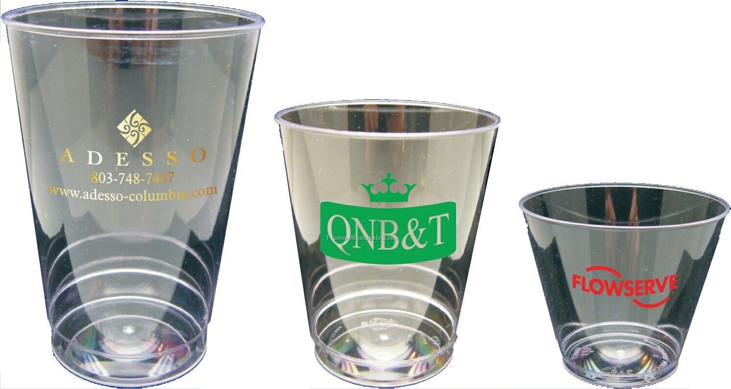 Clear Polystyrene Tumbler (2-1/8"x4-3/8")
