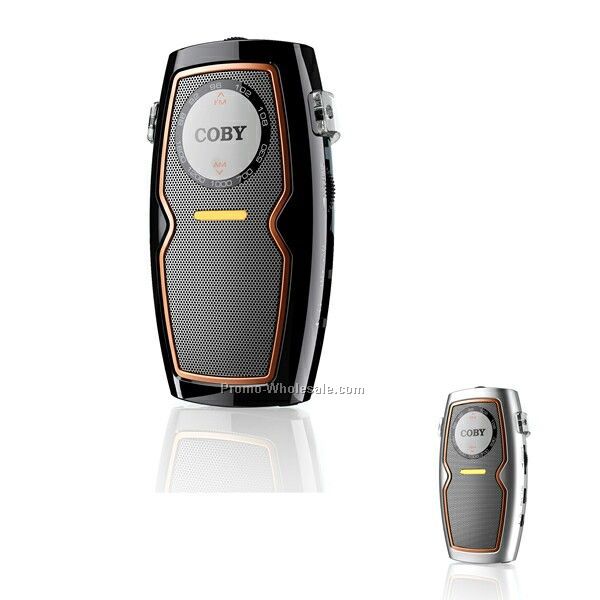 Coby AM/FM Radio W Built-in Speaker & Earphones